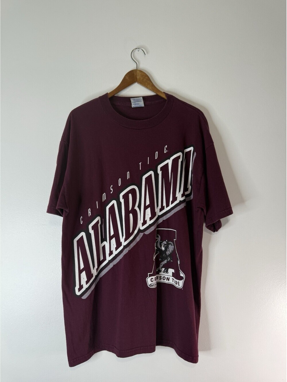 Alabama Crimson Tide Graphic Shirt Vintage University of Alabama Size XL Tultex